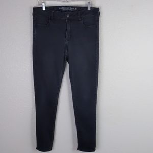American Eagle black jean jegging
